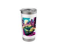 Panzer Pop Art Comic Style Leopard Panzer Stainless Steel Insulated Tumbler