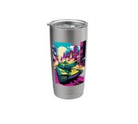 Panzer Pop Art Comic Style Leopard Panzer Stainless Steel Insulated Tumbler