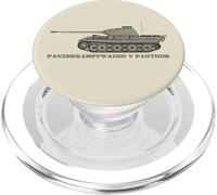 Panzer V Panther German WW2 Tank Dot Diagram PopSockets PopGrip for MagSafe
