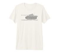 Panzer V Panther German WW2 Tank Dot Diagram Premium T-Shirt