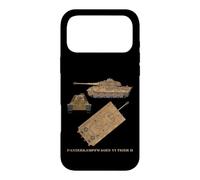Panzer VI King Royal Tiger II WW2 German Tanks Diagrams Case for iPhone 17 Pro Max