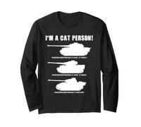 Panzer VI King Tiger I'm a cat Person Long Sleeve T-Shirt