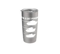 Panzer VI King Tiger I'm a cat Person Stainless Steel Insulated Tumbler