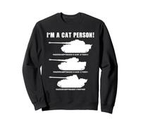 Panzer VI King Tiger I'm a cat person Sweatshirt