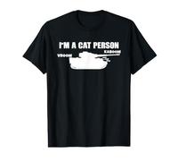 Panzer VI Tiger Funny Tank Cat Person Value Graphic T-Shirt