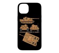 Panzer VI Tiger I WW2 German Army Tank Charts Case for iPhone 14 Plus