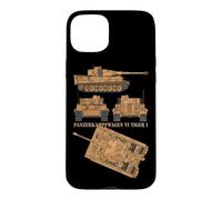 Panzer VI Tiger I WW2 German Army Tank Charts Case for iPhone 15 Plus