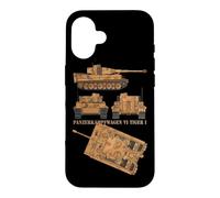 Panzer VI Tiger I WW2 German Army Tank Charts Case for iPhone 16
