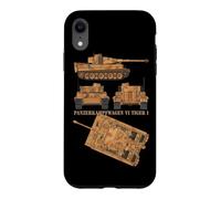 Panzer VI Tiger I WW2 German Army Tank Charts Case for iPhone XR