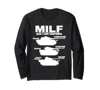 Panzer VI Tiger Man I Love Firepower Long Sleeve T-Shirt
