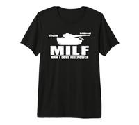 Panzer VI Tiger Man I Love Firepower Premium T-Shirt