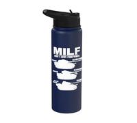 Panzer VI Tiger Man I Love Firepower Stainless Steel Insulated Water Bottle