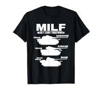 Panzer VI Tiger Man I Love Firepower T-Shirt