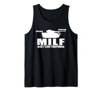 Panzer VI Tiger Man I Love Firepower Tank Top