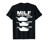 Panzer VI Tiger Man I Love Firepower Value Graphic T-Shirt