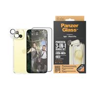 Panzer Glass Glass/hardcase Iphone 15 Plus Case And Screen Protector Clear