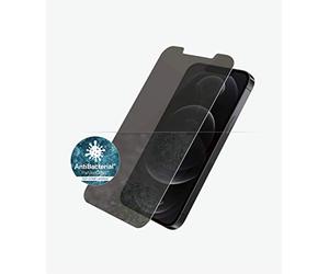 Panzerglass anti-bacterial privacy protective glass suitable for Apple iPhone 12/Pro, standard fit