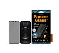 Panzerglass Antibacterial privacy edge-to-edge protective glass with CamSlider suitable for Apple iPhone 12/Pro
