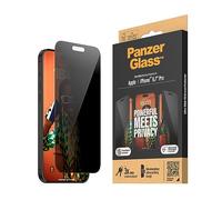 PanzerGlass ® Privacy Screen Protector iPhone 15 Pro Max | Ultra-Wide Fit w. EasyAligner