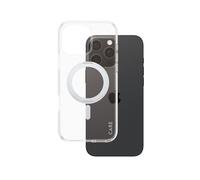 PanzerGlass CARE by ® Feature Case Transparent w. Silver Kickstand & MagSafe iPhone 16 Pro Max