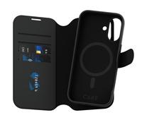 PanzerGlass™ CARE Cover Wallet iPhone 16 1329 - Unisex - Quartz - Faux Leather Black