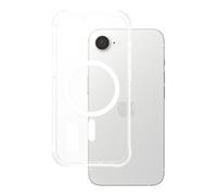 PanzerGlass CARE by Fashionable Case Samba Transparent w. White Qi Compatible iPhone 16e