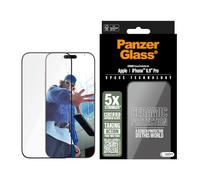 PanzerGlass CERAMIC Screen Protector for Apple iPhone 16 Pro Max 6.9" 2024| Ultra Strong Full Screen Japanese Glass, Drop/Scratch Protection, Anti-Fingerprint, Case Friendly, Easy Install - Clear