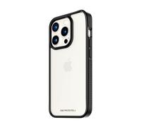 PanzerGlass ® ClearCase Transparent w. Black Frame & D3O® iPhone 15 Pro