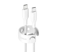 PanzerGlass empower by Racing 240W USB-C to USB-C Cable | USB 2.0 | 1.2M | Silver White. Product colour: White