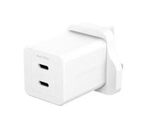 PanzerGlass empower by Turbo 45W Charger incl. 2 x USB-C | UK Plug | Silver White