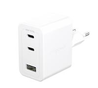 PanzerGlass empower by ® Turbo 70W Multiple Charger incl. 2 x USB-C + USB-A | EU Plug | Silver White