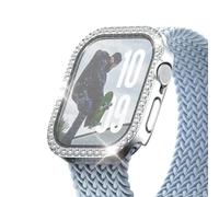 PanzerGlass Full Body Disco Case Apple Watch 2025 42 mm, Silver, All-Round | Glittering all-round case in silver for the Apple Watch 42 mm, protects against scratches and bumps, full access to all