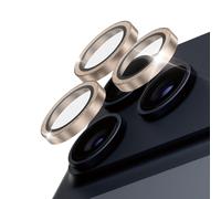 PanzerGlass ® Hoops® Camera Lens Protector Glitter Gold iPhone 17 Pro | iPhone 17 Pro Max | iPhone 16 Pro | 16 Pro Max