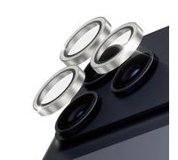 PanzerGlass ® Hoops® Camera Lens Protector Glitter Silver iPhone 17 Pro | iPhone 17 Pro Max | iPhone 16 Pro | 16 Pro Max