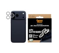 PanzerGlass® Hoops® Camera Lens Protector Glitter Silver iPhone 17 Pro | iPhone 17 Pro Max | iPhone 16 Pro | 16 Pro Max