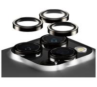 PanzerGlass Hoops Camera Lens Protector iPhone 15 Pro | 15 Pro Max | Black Metal