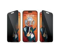 PanzerGlass Privacy Screen Protector iPhone 15 Plus | Ultra-Wide Fit w. EasyAligner