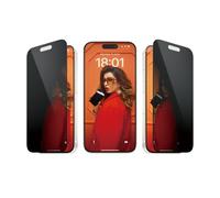 PanzerGlass ® Privacy Screen Protector iPhone 15 Pro | Ultra-Wide Fit w. EasyAli