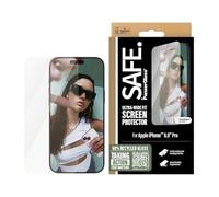 PanzerGlass SAFE CLEAR Screen Protector for iPhone 16 Pro Max 6.9" 2024| Ultra Wide Fit Tempered Glass, Edge to Edge Drop Protection, Scratch Resistant, Case Friendly, Easy Apply - Clear