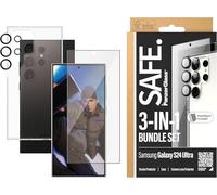 PanzerGlass SAFE Samsung Galaxy S24 Ultra 3-in-1 Pack - Ultimate Protection Keeps Your Phone Safe from Drops, Shocks, Scratches