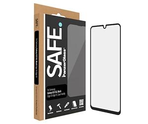 PanzerGlass SAFE Screen Protector for Samsung Galaxy A33 5G - Full Screen Coverage and Case Friendly Tempered Glass with Anti-Fingerprint Technologie, iPhone Screen Protector Military Grade