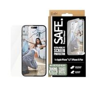 PanzerGlass SAFE. by Screen Protector iPhone 16 Plus | 15 Plus | Ultra-Wide Fit