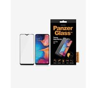 PanzerGlass Samsung Galaxy A20e Edge to Edge Tempered Glass Screen Protector Tough Scratch Resistant Anti Fingerprint - Black/Clear