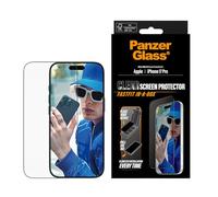 PanzerGlass Screen Protector for iPhone 17 Pro 6.3 inch, Ultra Wide Tempered Glass Edge to Edge Drop/Scratch Protection, Anti-Fingerprint, FastFit IN-A-BOX, Easy Installation