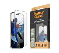 PanzerGlass® Tempered Glass Screen Protector for Apple iPhone 16 Pro Max Ultra Wide Fit, Case-Friendly, Scratch Resistance, Impact Resistance - with mounting aid for easy installation
