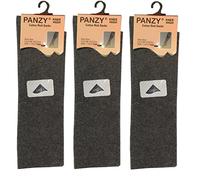 Panzy 3 Pairs Girls Baby Knee High Socks Cotton 00 0-2.5 3-5.5 size (Grey, 0-2.5 Uk (16-18 Eur) 6 Mths to 12 Mths)