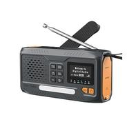 Paociuro Portable Solar Radio Receiver Emergency Radio DAB/FM Bluetooth Radio With LED Flashlight/SOS