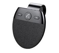 Paociuro Wireless Vehicle Car Bluetooth V5.0 Speakers Handsfree Car Kit Black Hands-Free Bluetooth Sun Visor