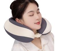 Paodduk Airplane Travel Pillow, Neck Pillow Travel Use U Shape, Long Flights Removable Cover Cushion Ice-Silk Fabric for Hot Weather Business Road Trip Camping