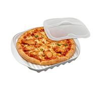 Paodduk Bacon Microwave Tray - with Splatter Lid Kitchen Gadgets | Bacon Pans Meat Rack for Oven,for Meat Sausage Pizza Hot Dogs Tacos Meal Prep Grill